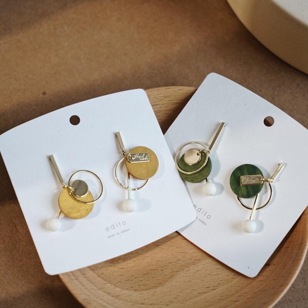 BRAND NEW wooden style earrings